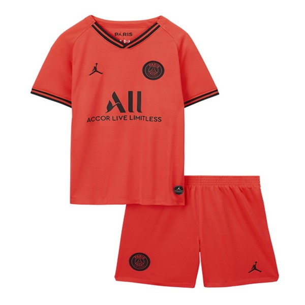 Camiseta Paris Saint Germain Replica Segunda Ropa Niños 2019/20 Naranja